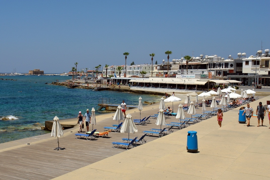 Bãi tắm ven biển ở Paphos