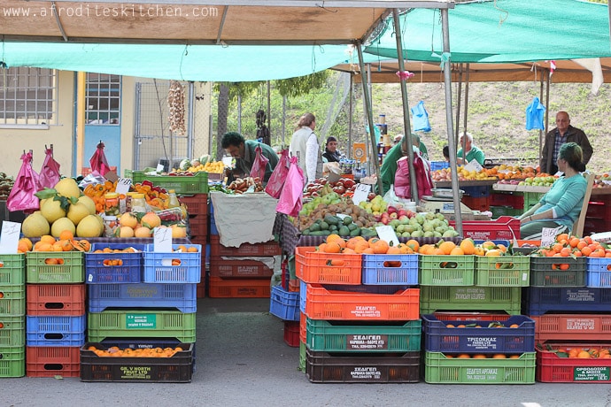 Hình ảnh chợ địa phương tại Limasssol